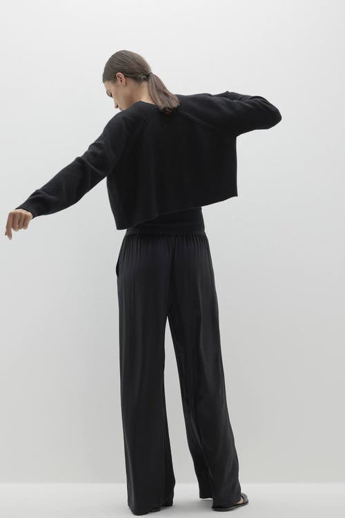 Naked Cashmere Madeline Cropped Cardigan In Black