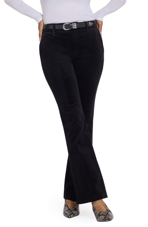 Felicity High Waist Velvet Flare Pants