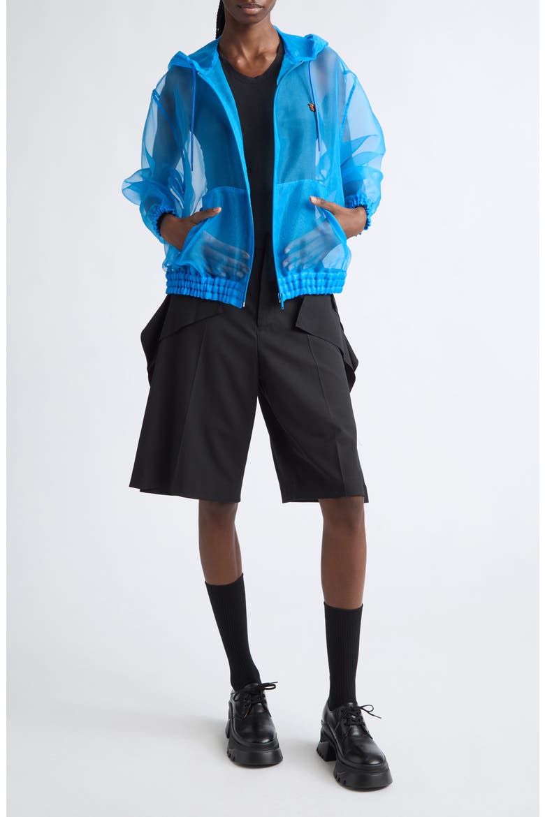 Organza Hoodie, Alternate, color, LIGHT BLUE