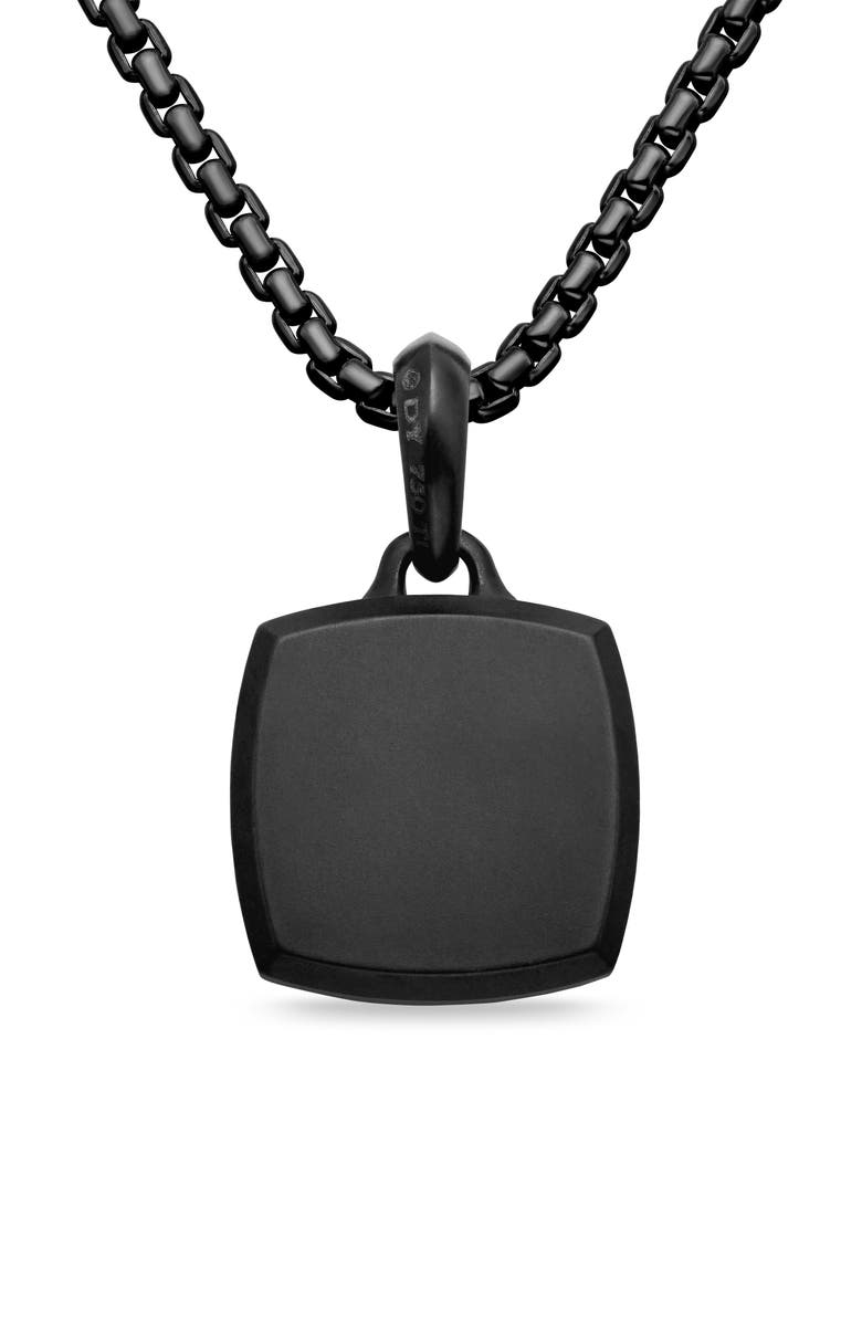 David Yurman Armory Pavé Cognac Diamond Amulet Pendant, Alternate, color, 