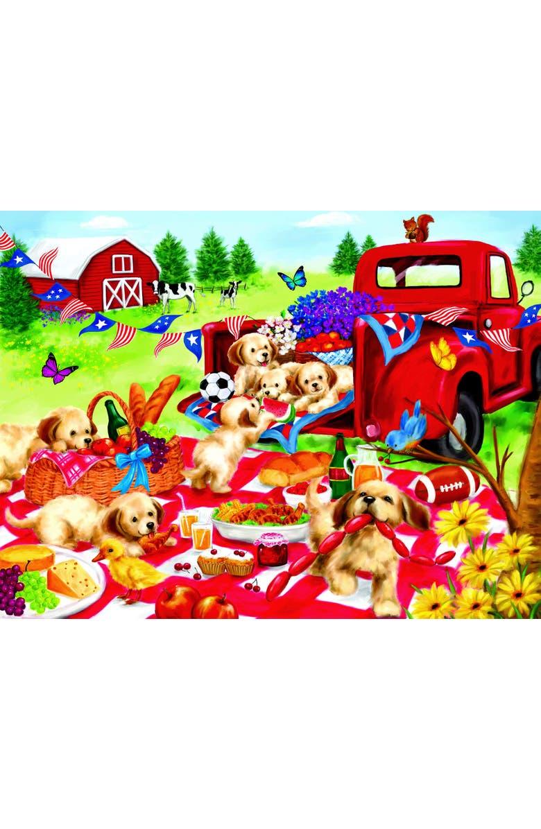 Sunsout Tailgating 300 piece Jigsaw Puzzle for Adults, Alternate, color, Multicolor