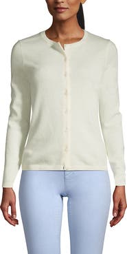 Lands' End Cashmere Cardigan Sweater
