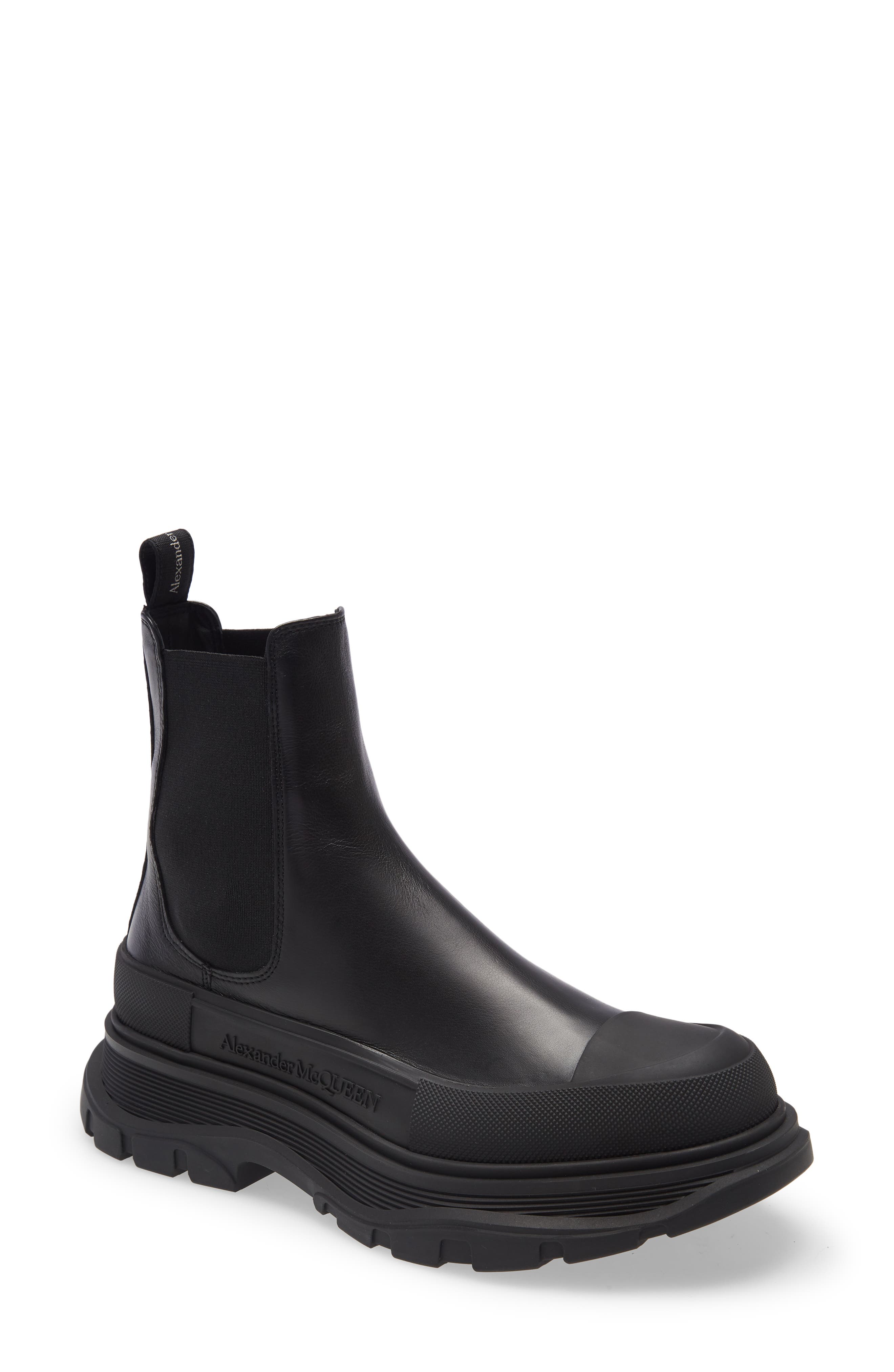 McQueen Alexander McQueen Tread Slick Chelsea Boot, Main, color, 