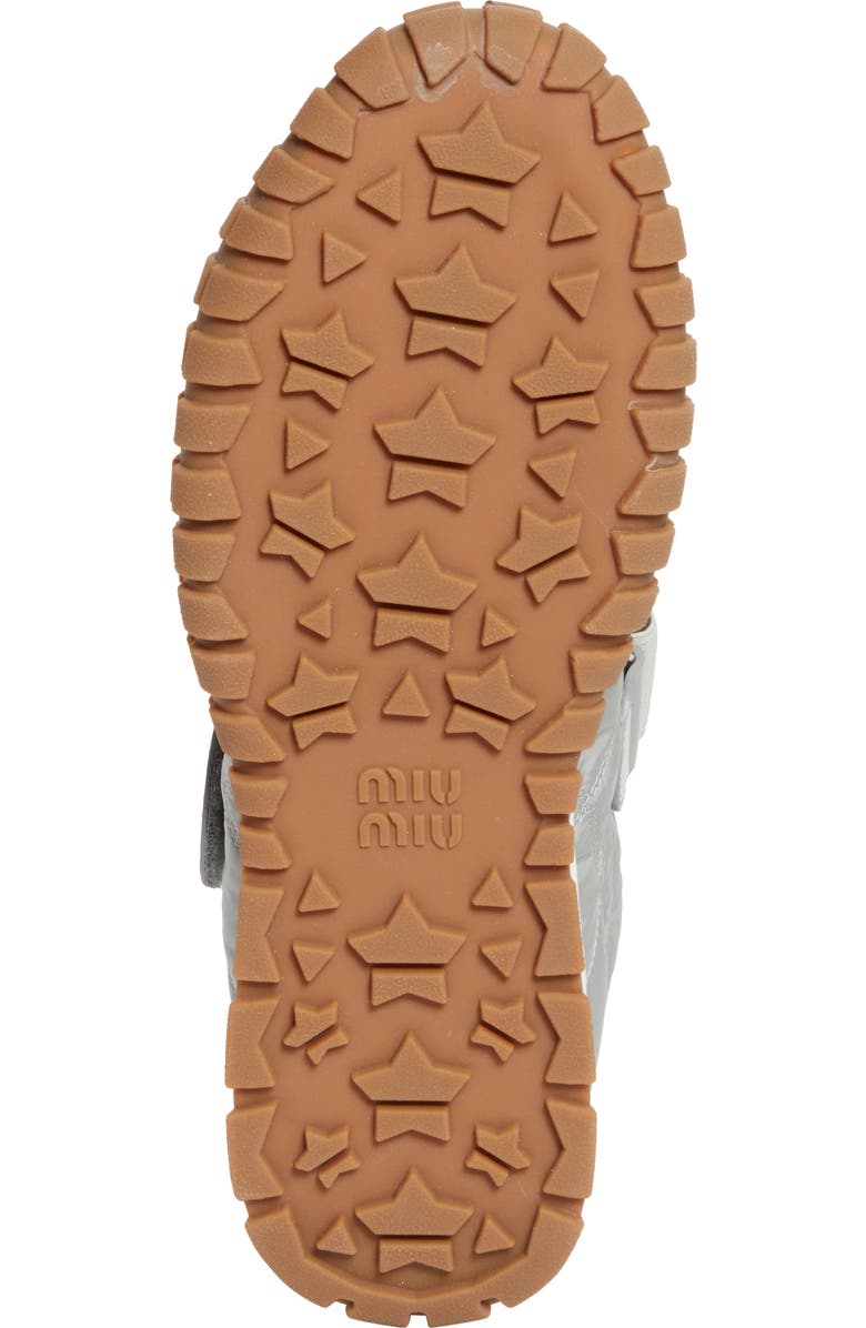 Miu Miu Sport Quilted Nylon Mary Jane Sneaker, Alternate, color,