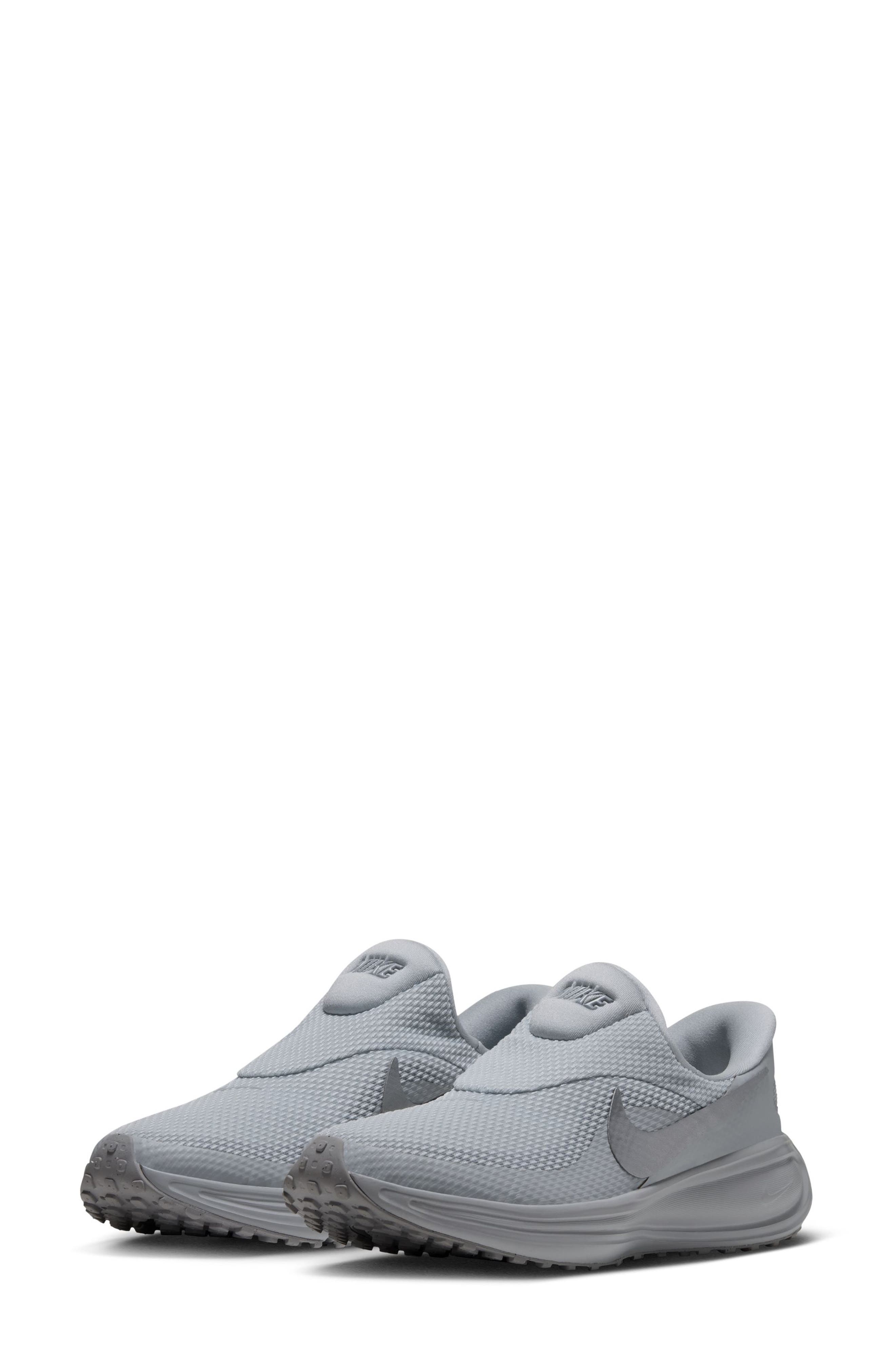 Revolution 8 EasyOn Running Shoe, Main, color, PLATINUM/ SILVER-OFF WHITE