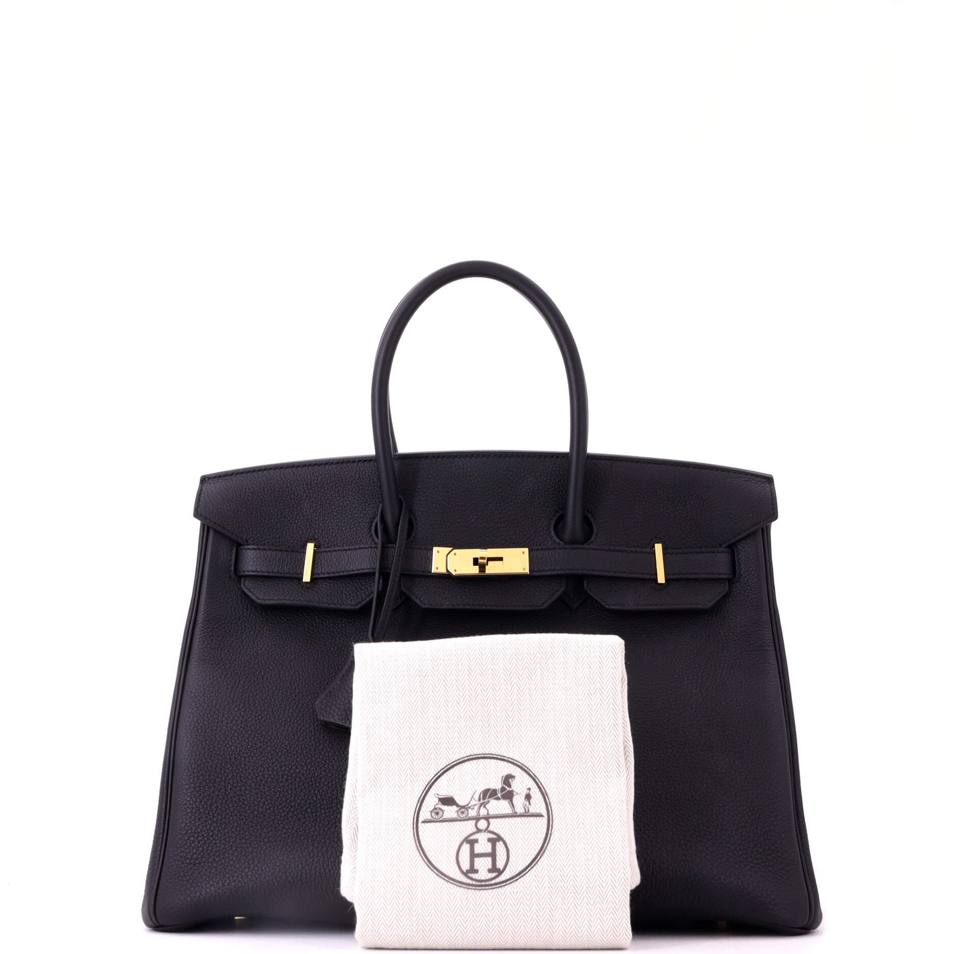 Birkin Handbag Black Togo with Gold Hardware 35, Alternate, color, Black