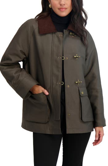 Tahari Taylor Barn Jacket In Green