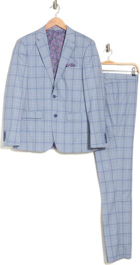 Soul Fancy Plaid Suit