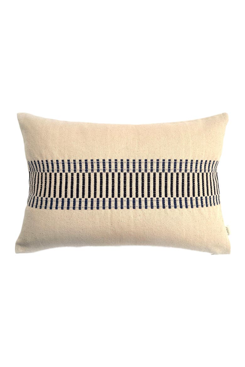 Spor Handwoven Pillow - Cover Only, Main, color, Natural / Black
