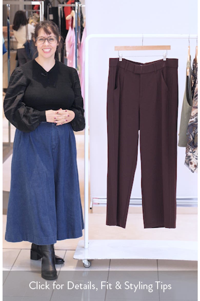Skyrise High Rise Extended Tab Pants video