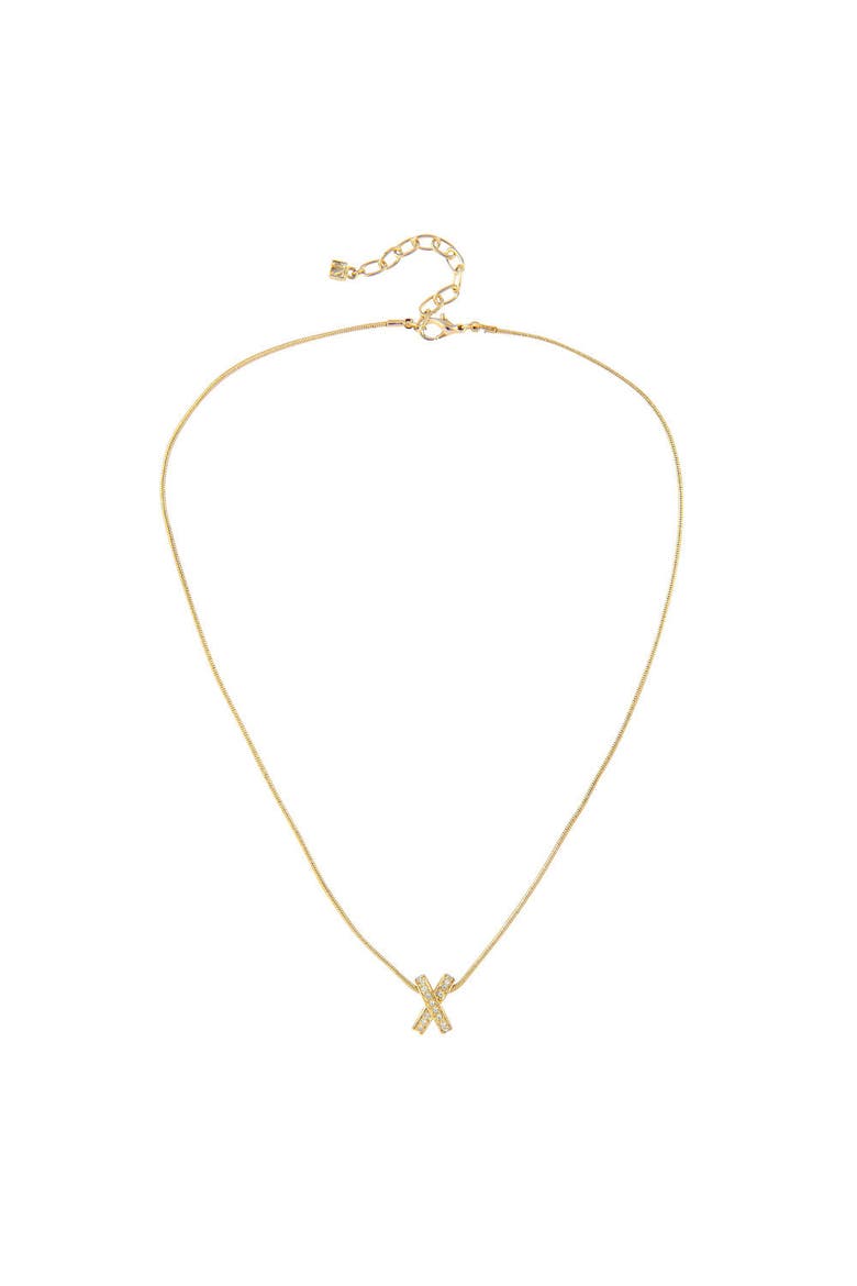 1990s Vintage Nina Ricci Criss-Cross Necklace, Main, color, Criss-Cross