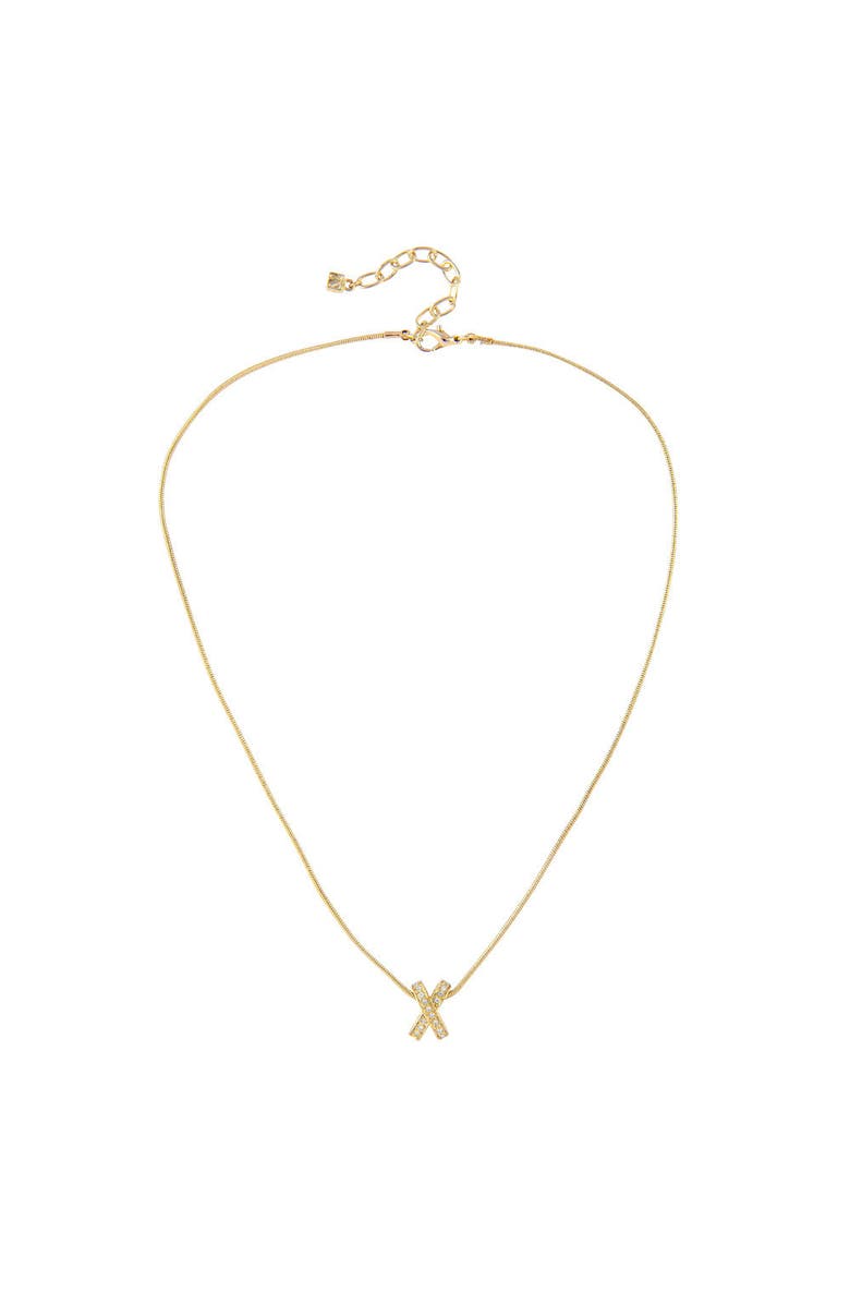 Susan Caplan 1990s Vintage Nina Ricci Criss-Cross Necklace, Main, color, Criss-Cross