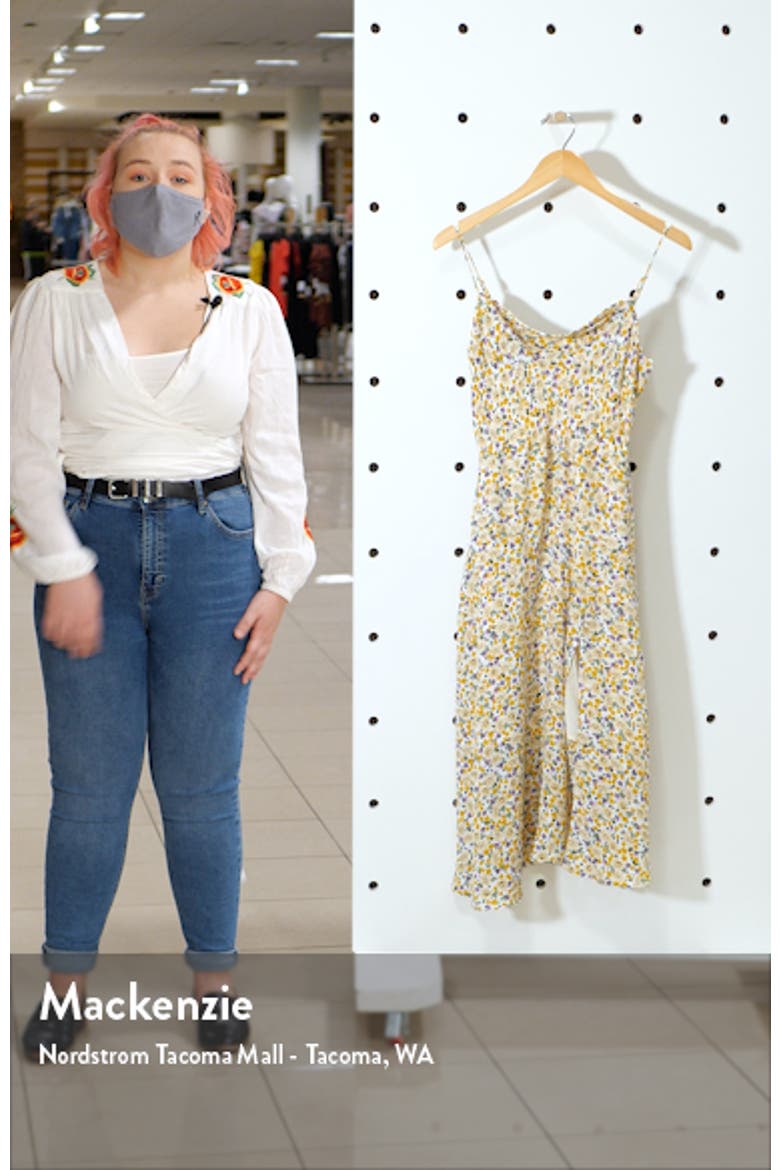 Floral Cowl Neck Asymmetrical Dress video