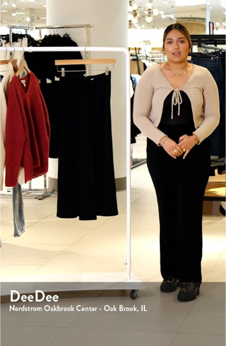 Vallory Gathered Midi Skirt, sales video thumbnail