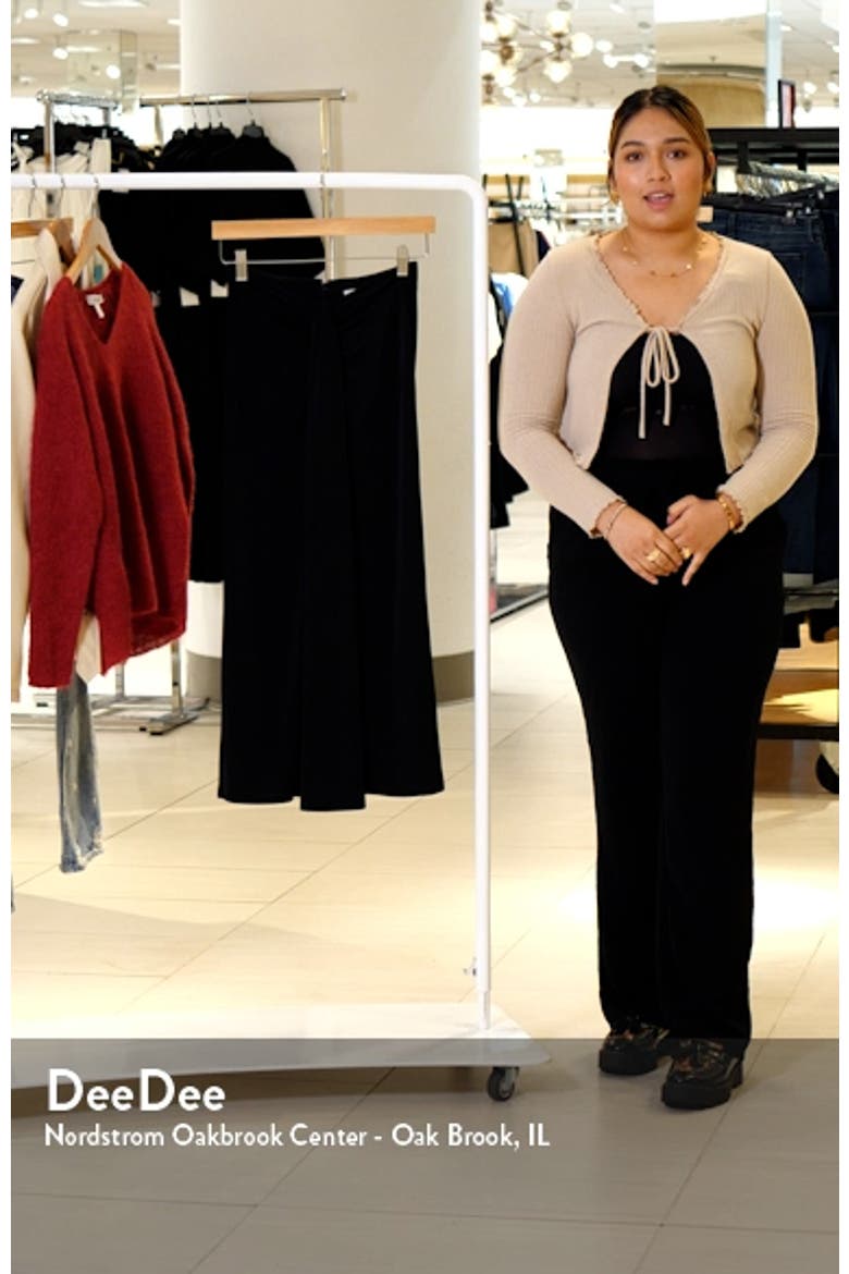 Vallory Gathered Midi Skirt video