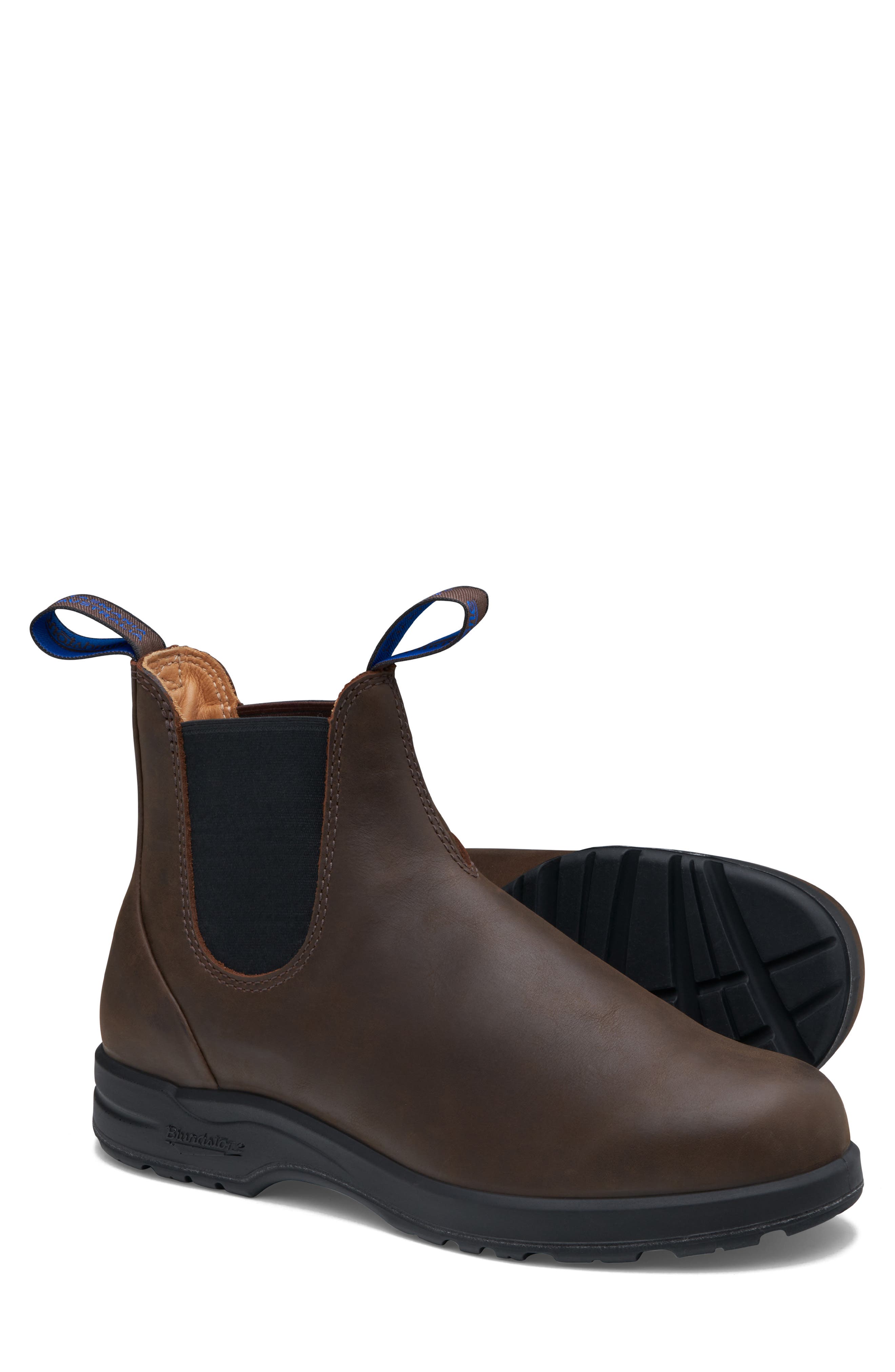 Blundstone Footwear Thermal Waterproof Genuine Shearling Lined Chelsea Boot, Alternate, color, Antique Brown