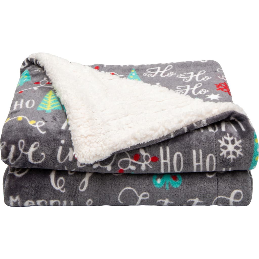 Woven & Weft Holiday Printed Throw Blanket