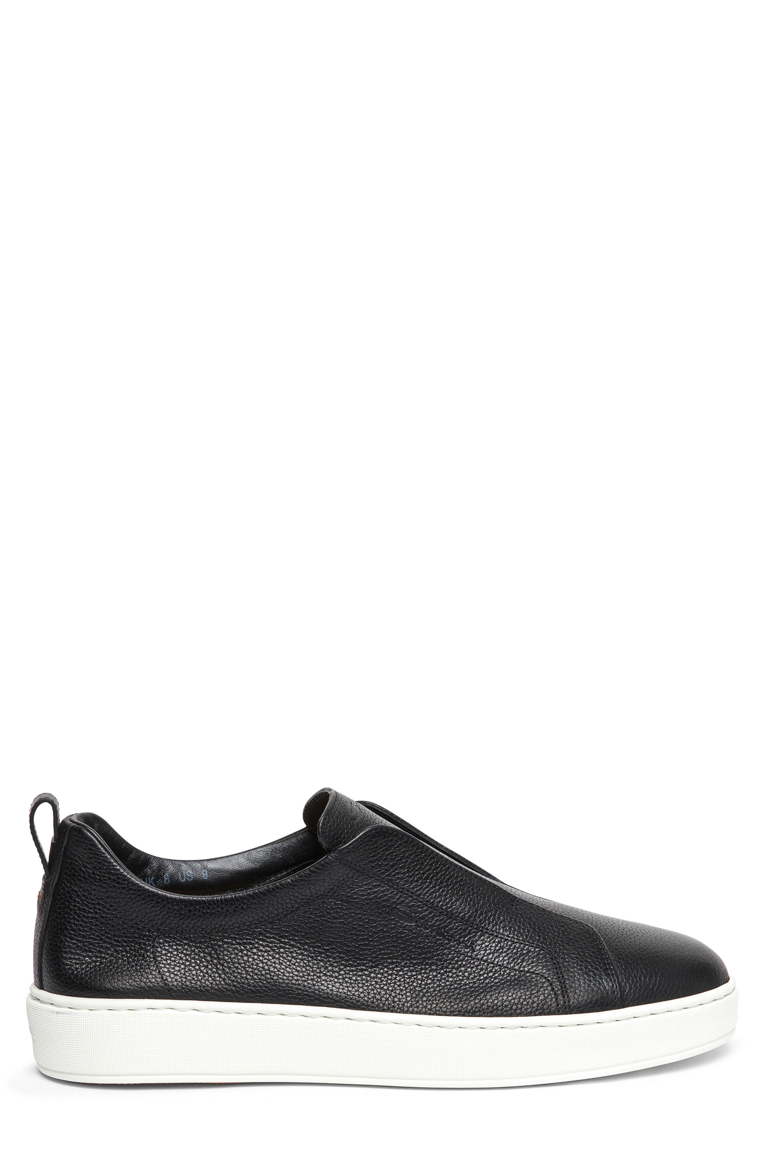 Victory Laceless Slip-On Sneaker, Alternate, color, BLACK