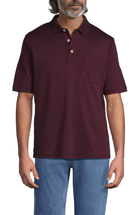 Short Sleeve Cotton Supima Polo Shirt with Pocket