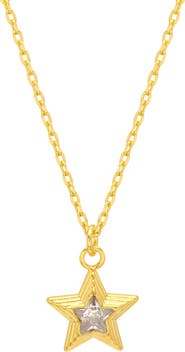 Estella Bartlett Blue Star Crystal Pendant Necklace