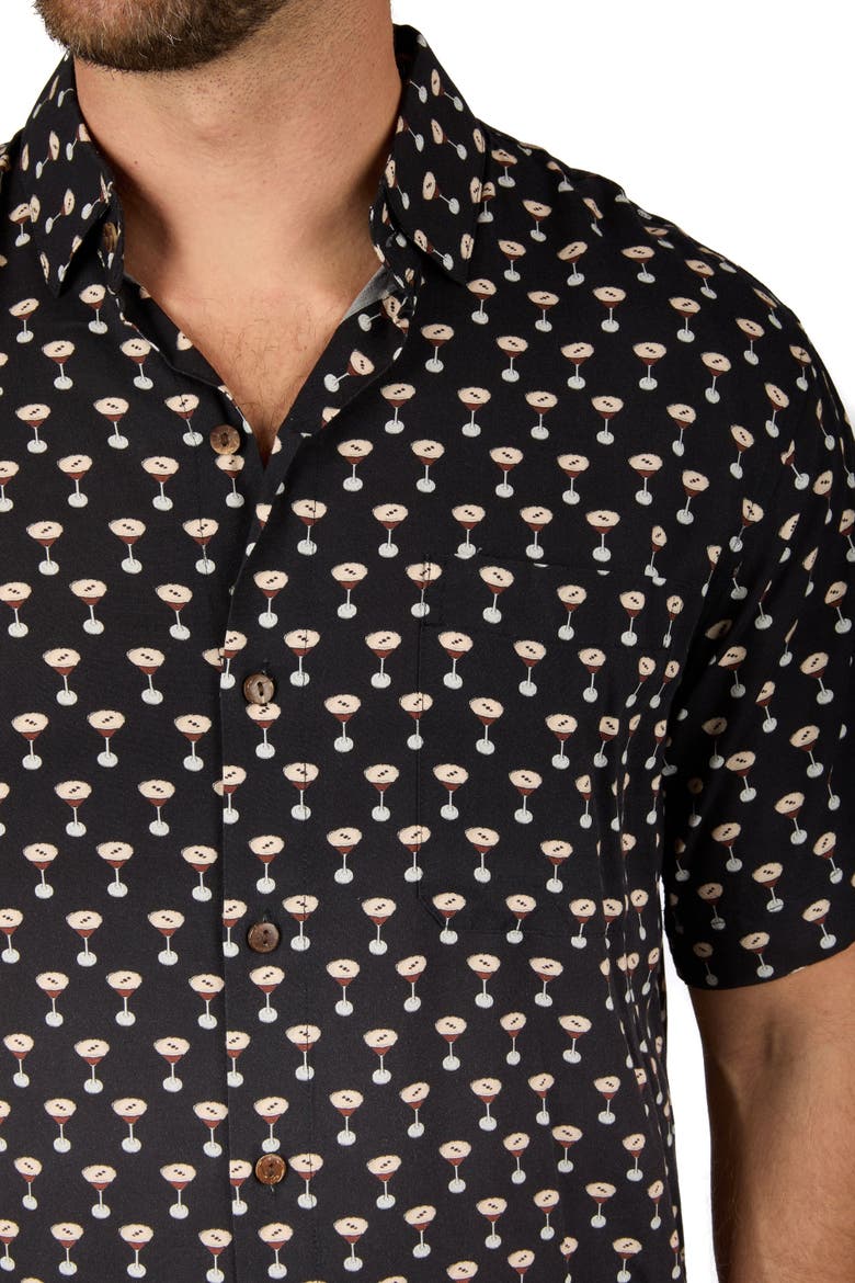 The Buzz Around Town - Short Sleeve Shirt, Alternate, color, Black