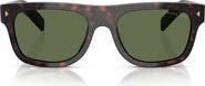 Prada 55mm Polarized Pillow Sunglasses