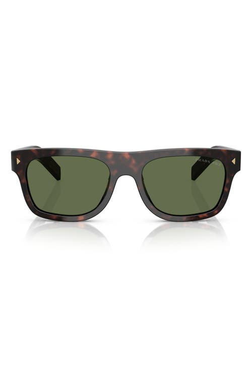 Prada Acetate Prb12s Sunglasses In 17n20g55 Brown Tort