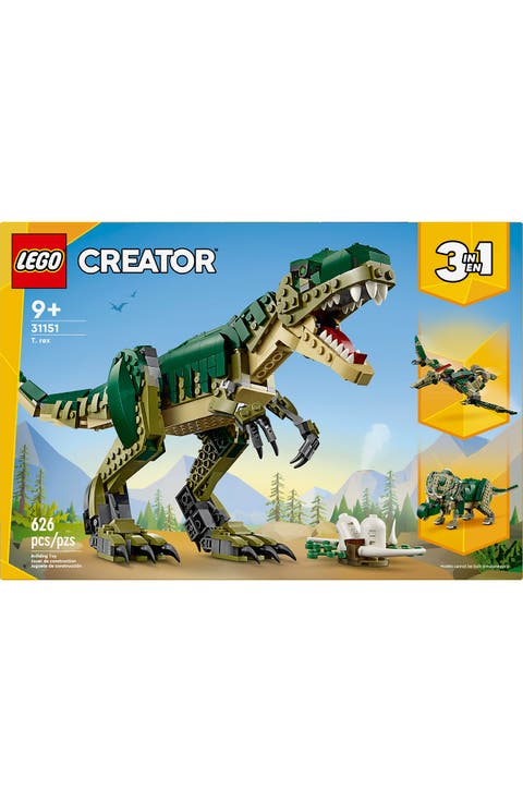 3-in-1 Creator Tyrannosaurus rex, Triceratops & Pterodactyl - 31151