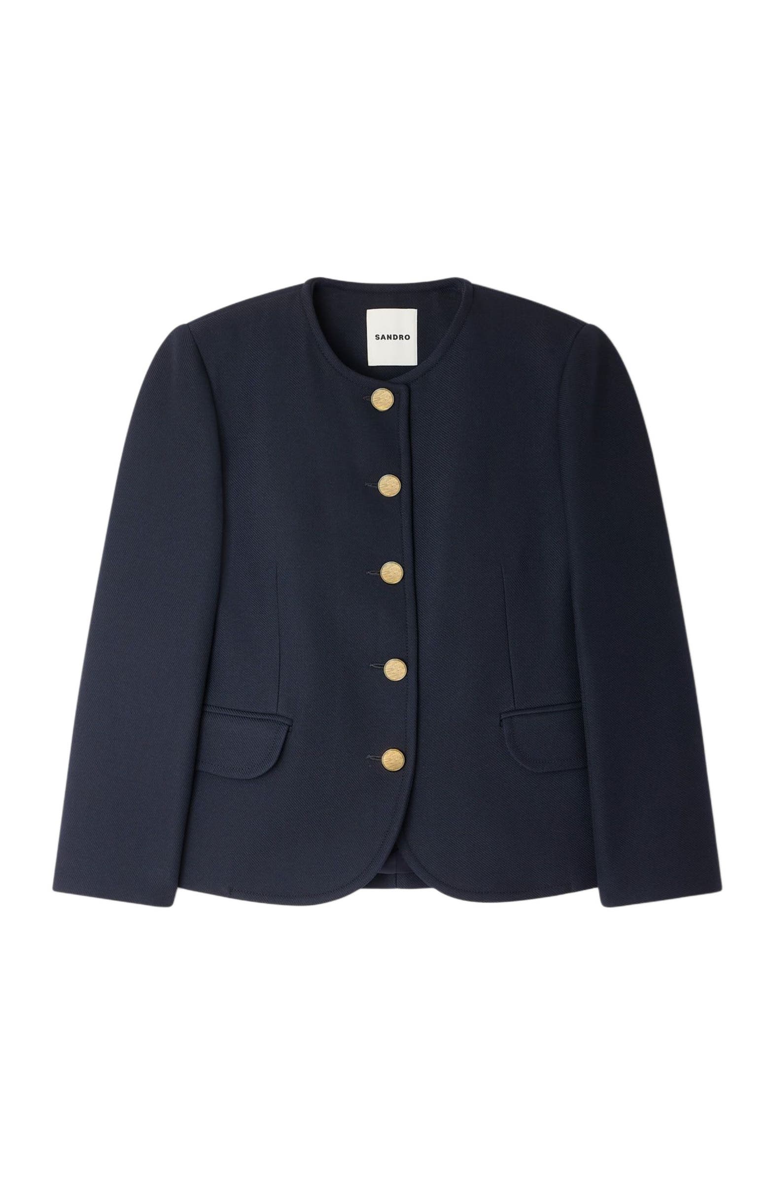 46 Rond Jacket SANDRO Round collar jacket | Nordstrom