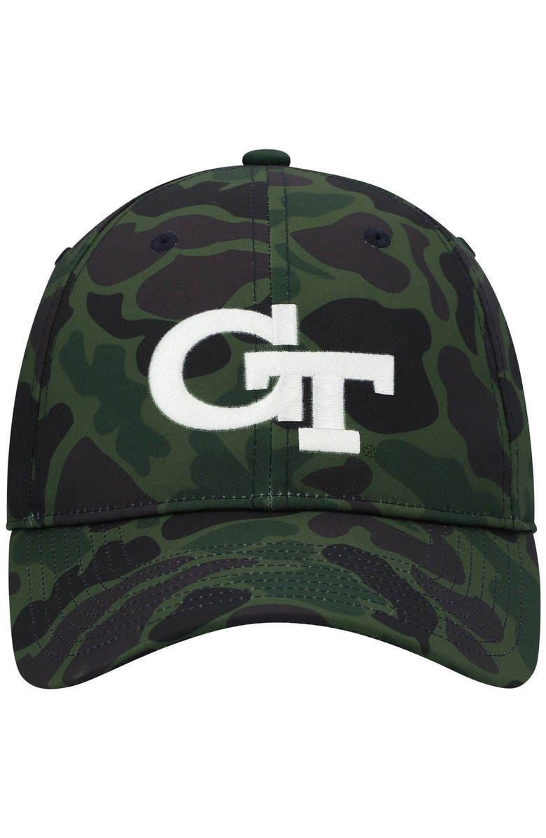 adidas Men's adidas Camo Georgia Tech Yellow Jackets Military Appreciation Slouch Primegreen Adjustable Hat, Alternate, color, 