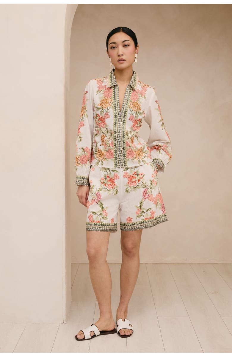 RAISHMA Amani Cream Short, Alternate, color, Cream