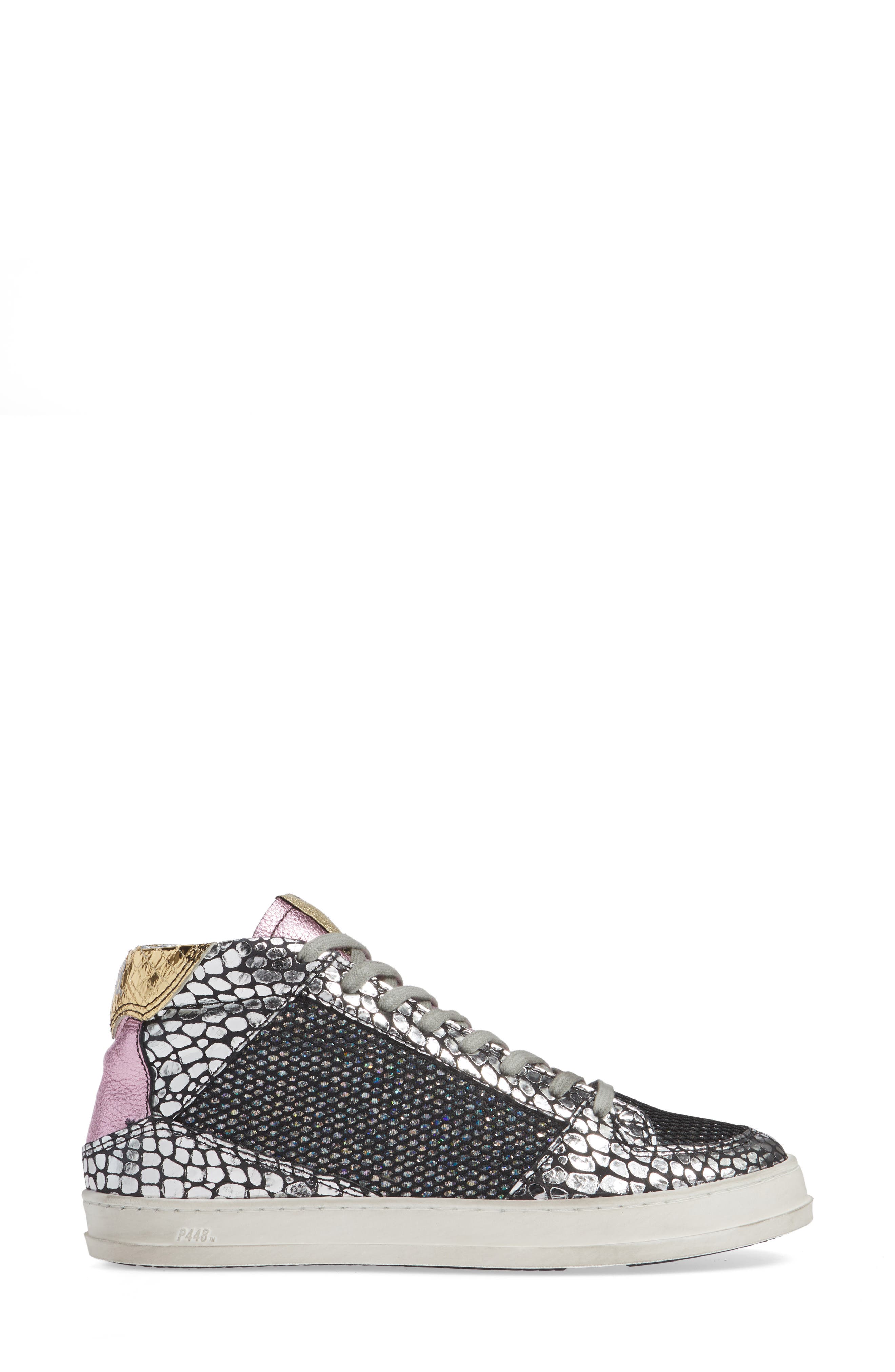 P448 Queens Mid Sneaker, Alternate, color, 
