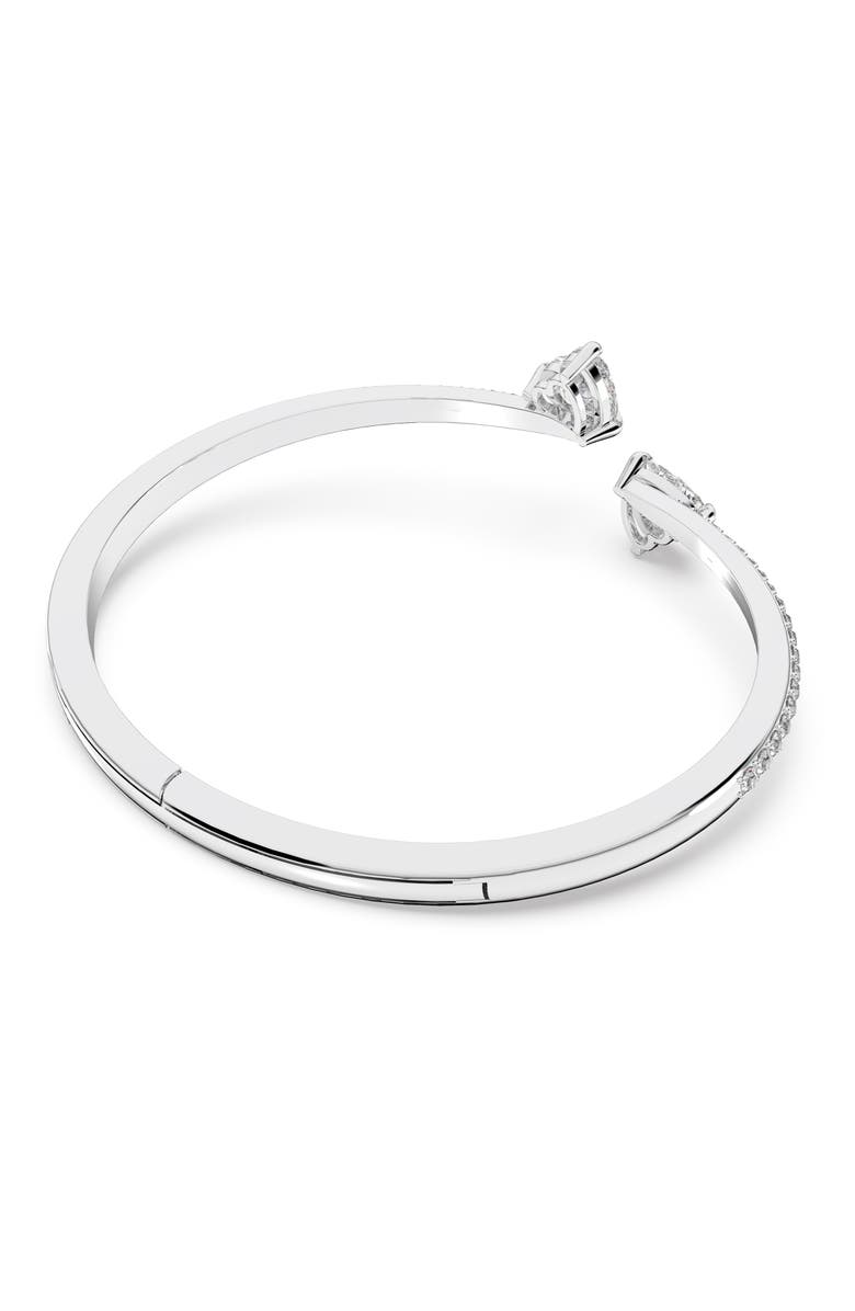 Swarovski Mesmera Bangle, Alternate, color, Silver