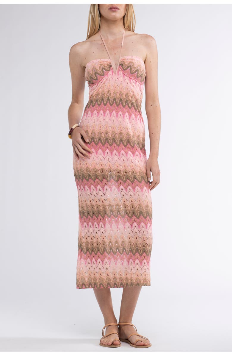Sunday St. Tropez Eddy Knit Bodycon Dress, Main, color, Pink