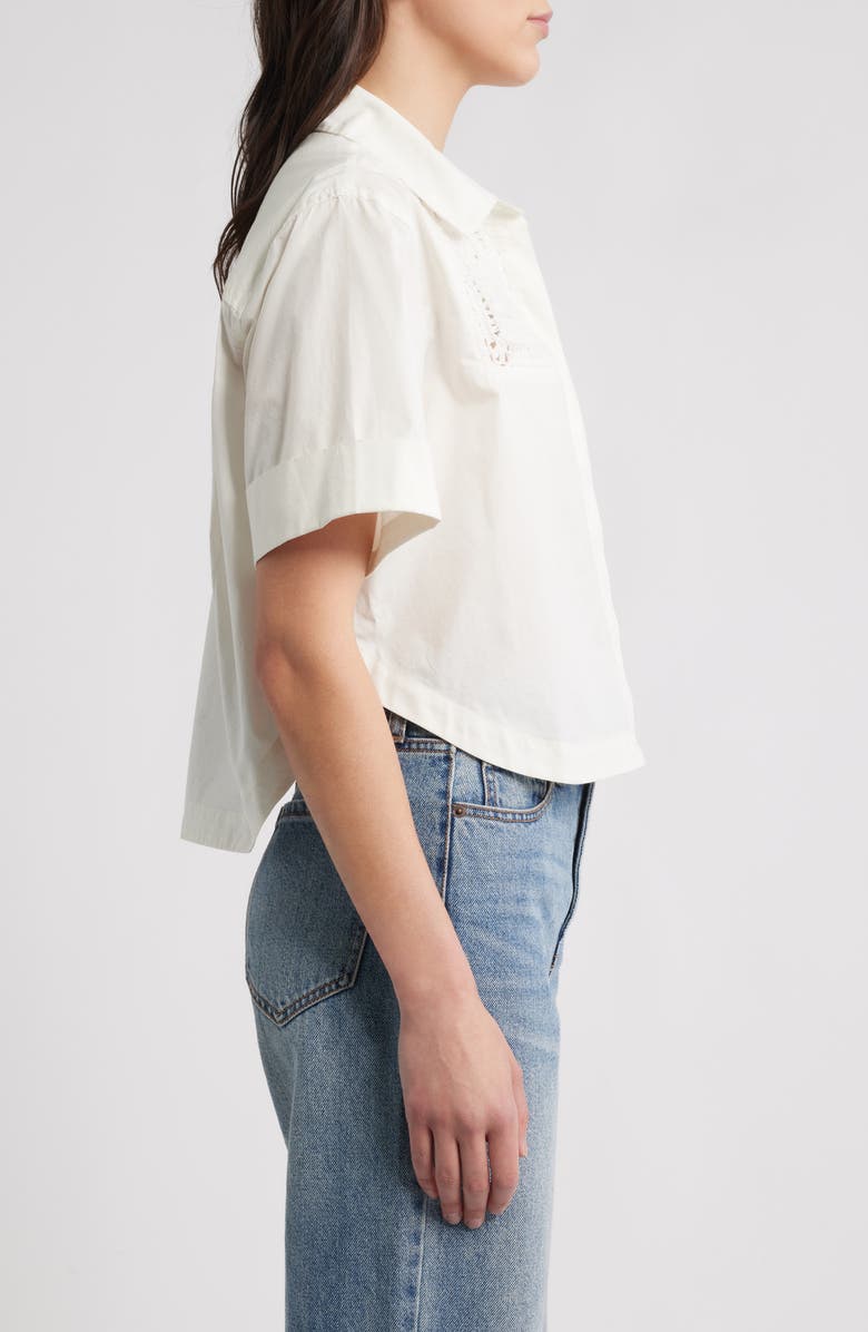 Cleobella Montana Woven Shirt, Alternate, color, Ivory