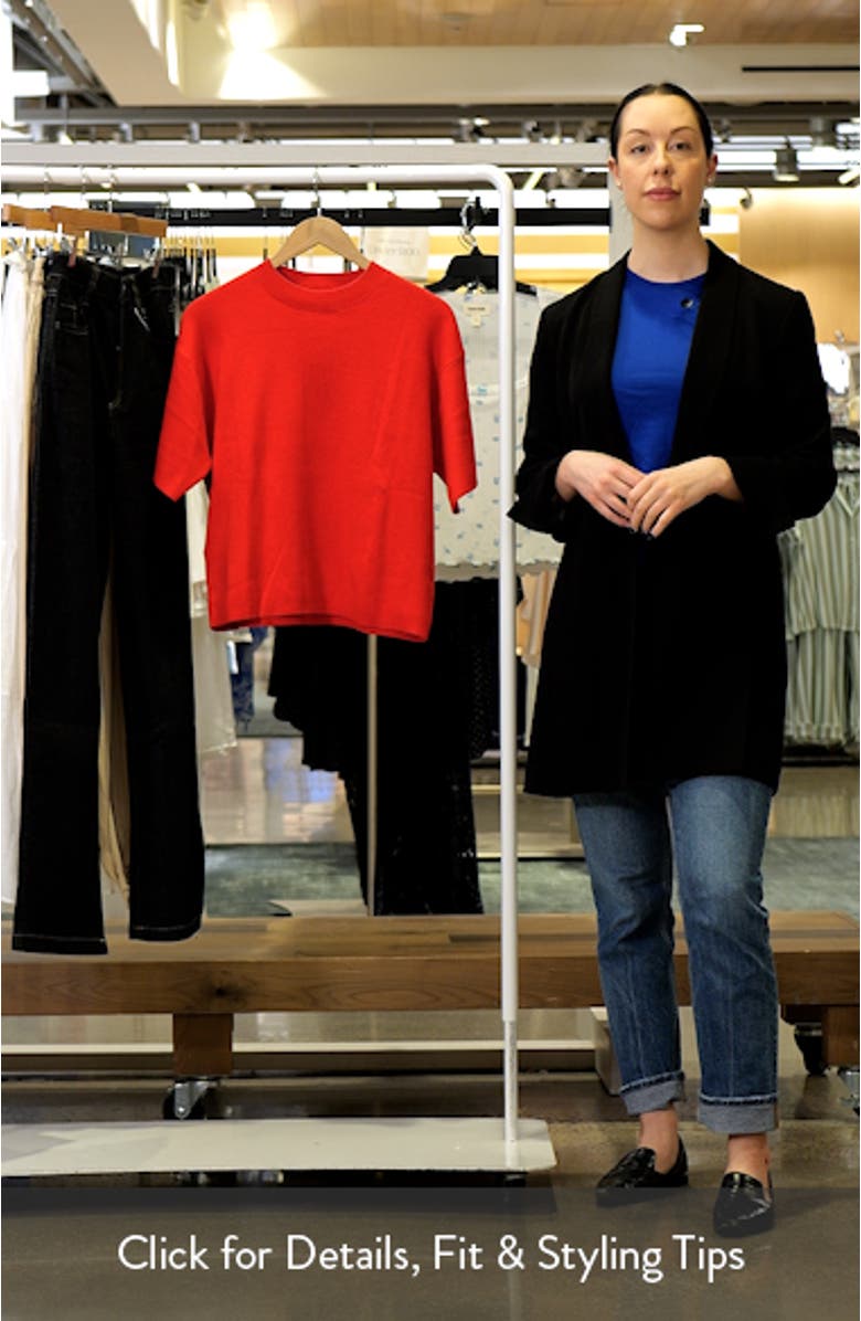 Oversize Short Sleeve Sweater, sales video thumbnail