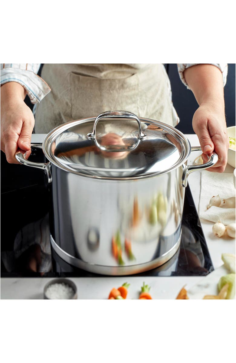 Demeyere Atlantis 8.5-Quart Stainless Steel Stockpot, Alternate, color, Stainless Steel