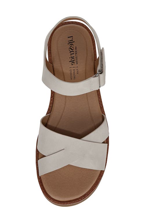 Shop Lifestride Wren Ankle Strap Platform Sandal In Stone