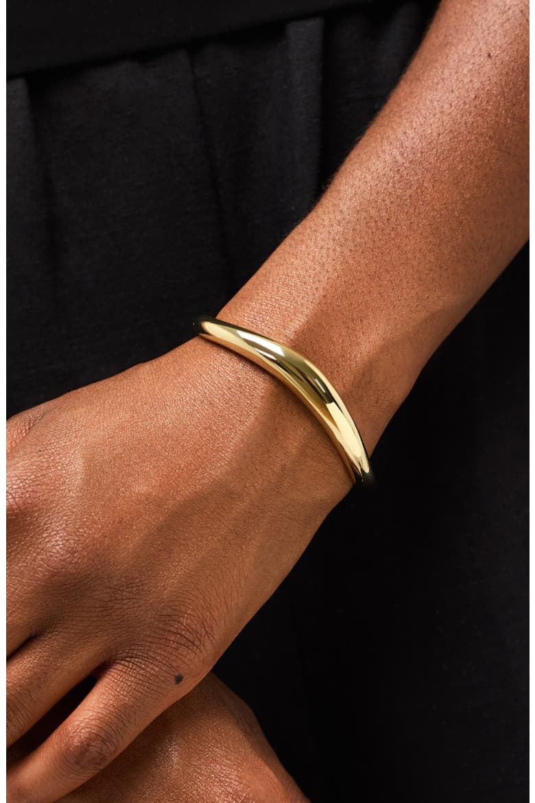 Gold Bangle Bracelet - Talia, Alternate, color, Gold