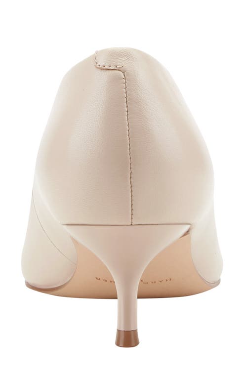 Marc Fisher Ltd Calynna Pointed Toe Kitten Heel Pump In Neutral