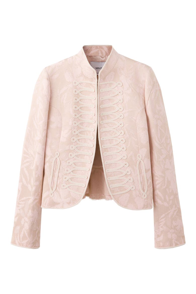 Floral Jacquard Jacket, Main, color, PINK