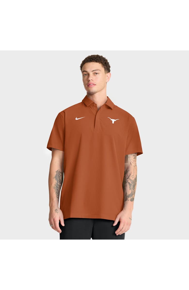 Nike Men's Nike Burnt Orange Texas Longhorns 2025 Coaches Sideline Polo, Main, color, Burnt Orange