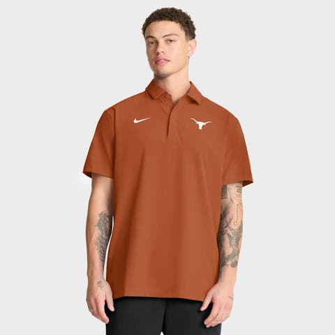 Men's Nike Burnt Orange Texas Longhorns 2025 Coaches Sideline Polo