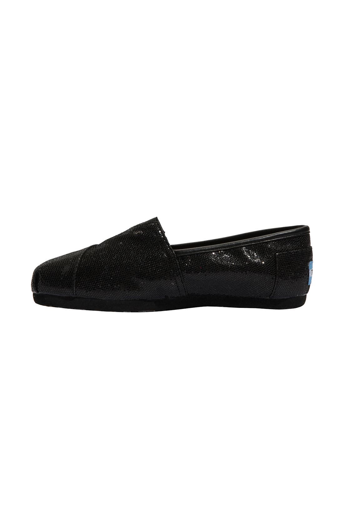 TOMS 'Classic - Glitter' Slip-On, Alternate, color, 