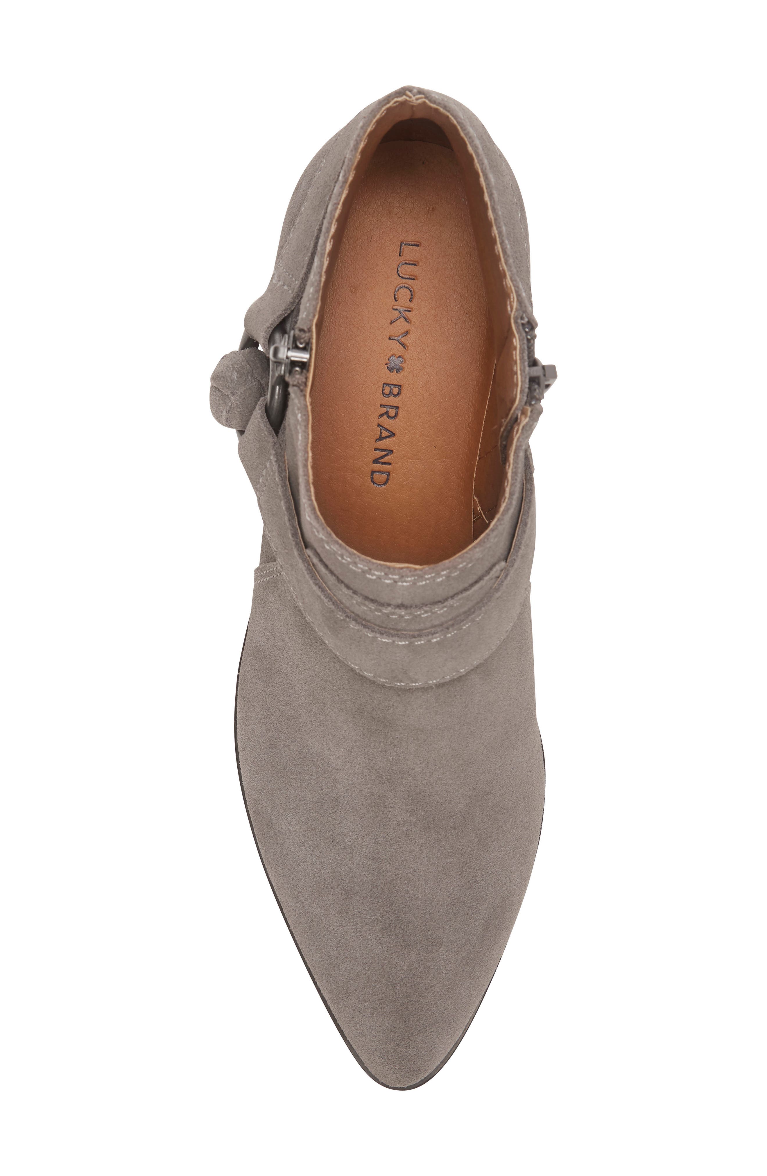 Enitha Bootie, Alternate, color, TITANIUM SUEDE
