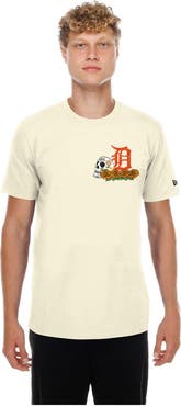New Era Men's New Era Natural Detroit Tigers Dia de los Muertos Sugar Skull T-Shirt