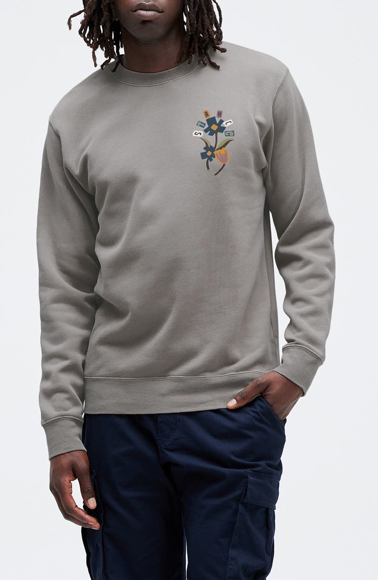 Stance Harvest Floral Graphic Sweatshirt, Main, color, 
