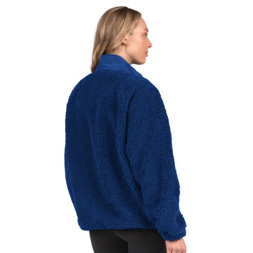 Starter Royal Buffalo Bills On The Ball Sherpa Jacket In Blue