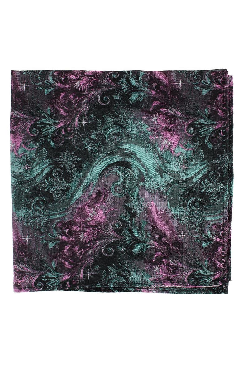 The Arcane Storm Silk Novelty 12x12 Pocket Square, Alternate, color, Multiple