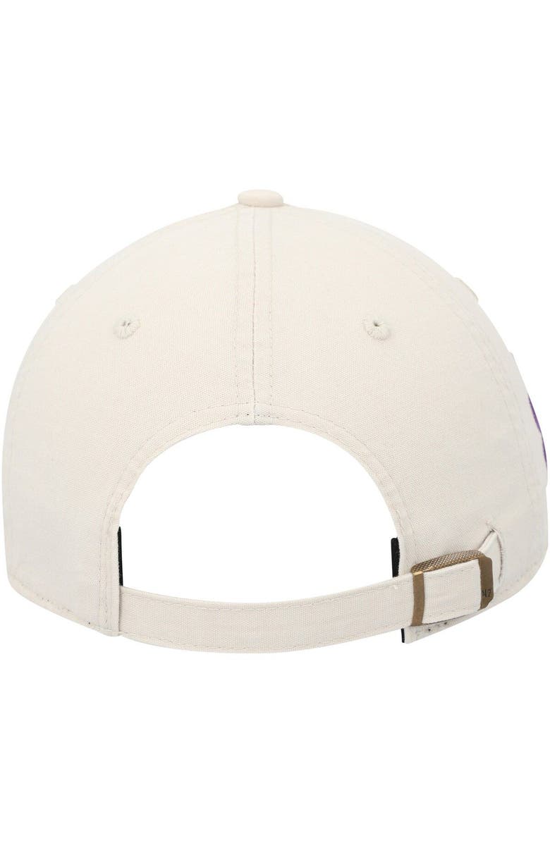 '47 Men's '47 Cream Clemson Tigers Crossroad MVP Adjustable Hat, Alternate, color, Cream